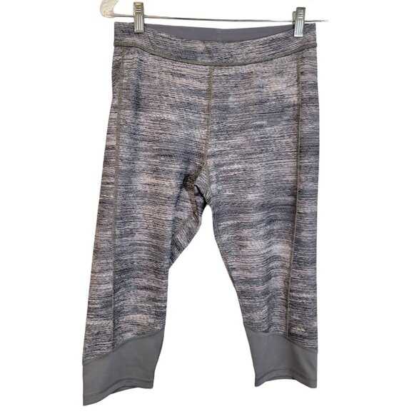 Adidas Climalite Leggings Techfit Running Capri Athletic Gym Womens Large EUC - Picture 1 of 10